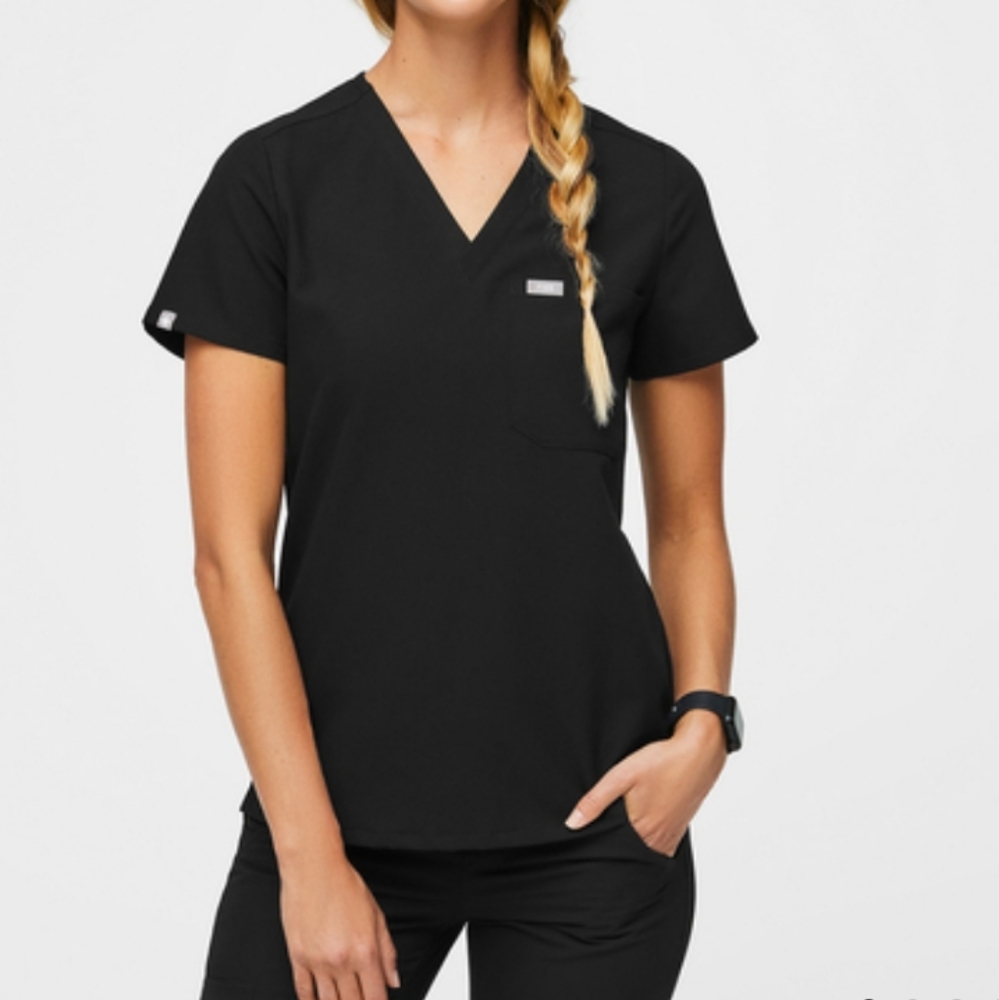 XXS figs scrub top